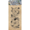 Studio light • vintage christmas clear stempel poinsettia songs