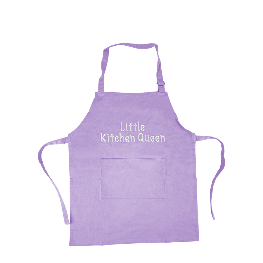 Juicy lucy keukenschort little kitchen queen paars