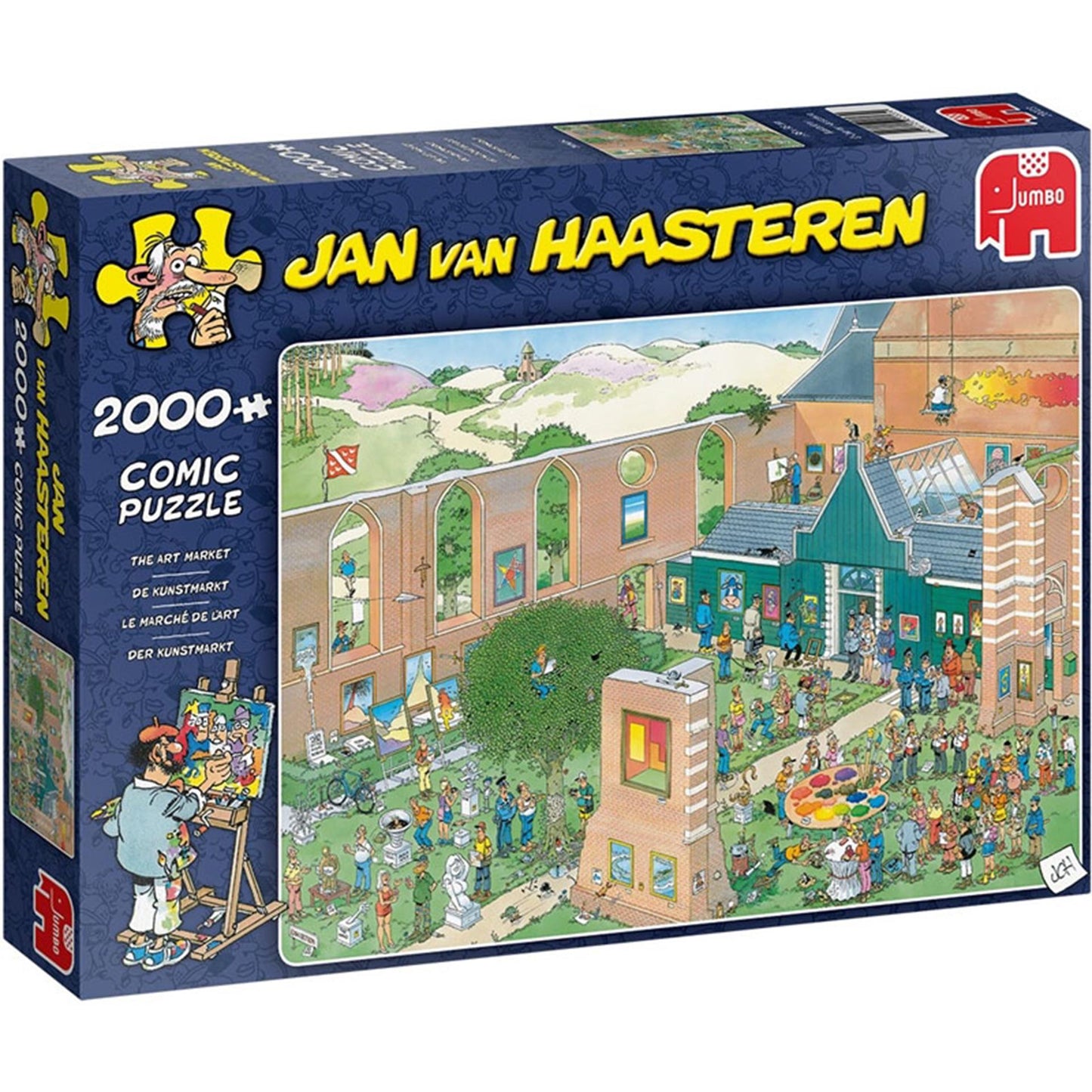 Jumbo jan van haasteren de kunstmarkt 2000pcs