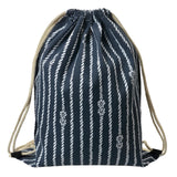 Clayre eef rugzak blauw wit 34x1x43cm - afbeelding 1