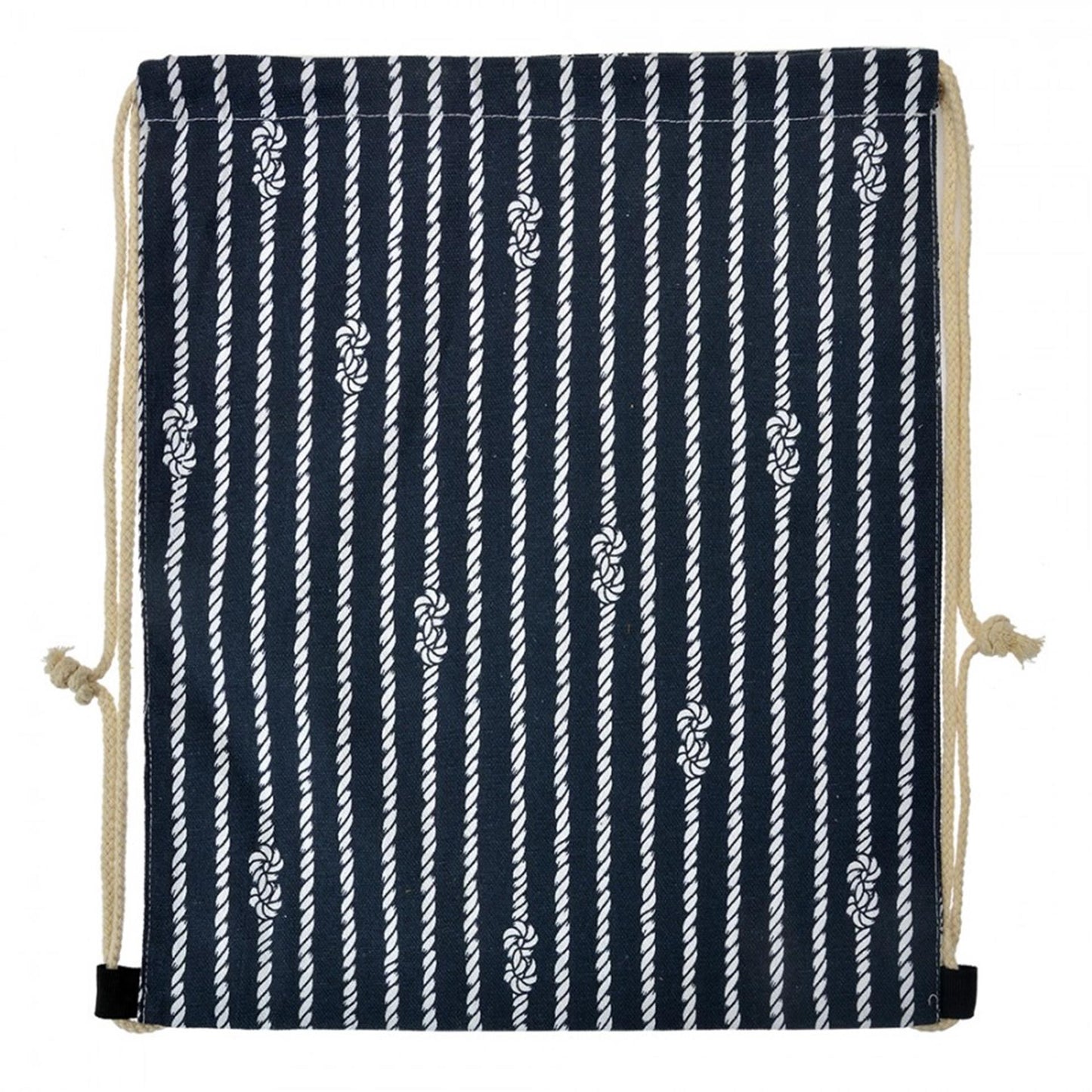 Clayre eef rugzak blauw wit 34x1x43cm