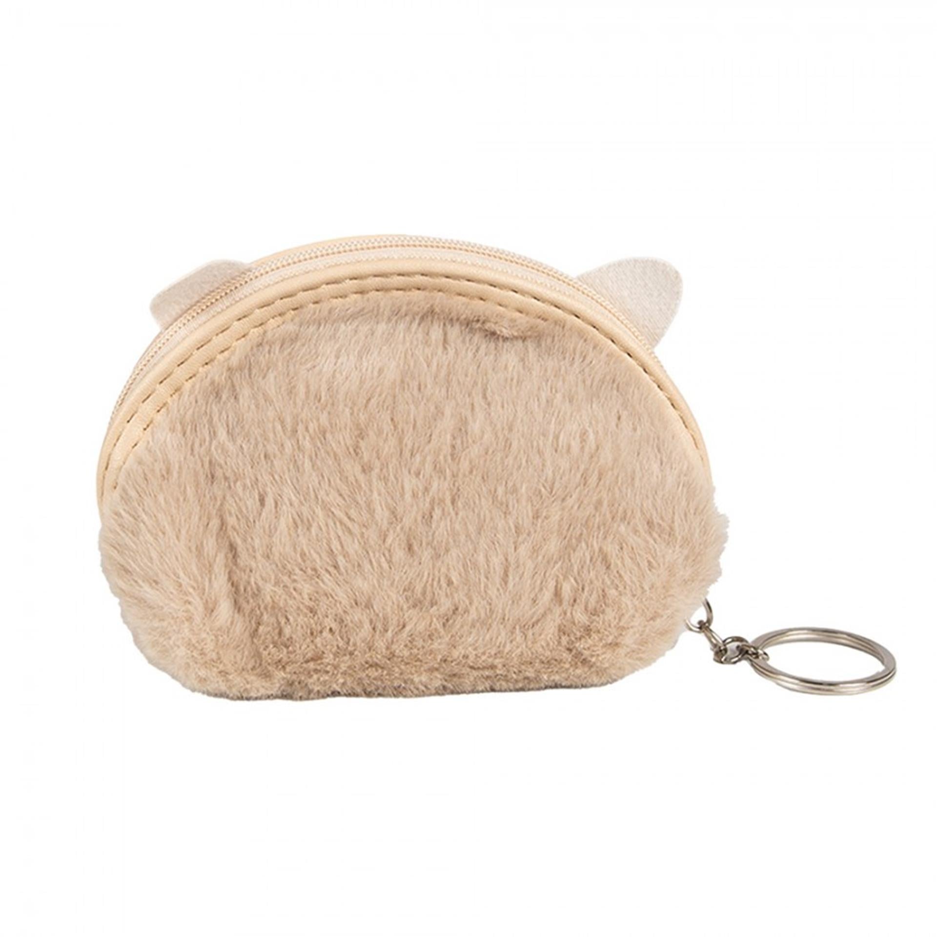 Clayre eef portemonnee beige kat poes 12x2x9cm