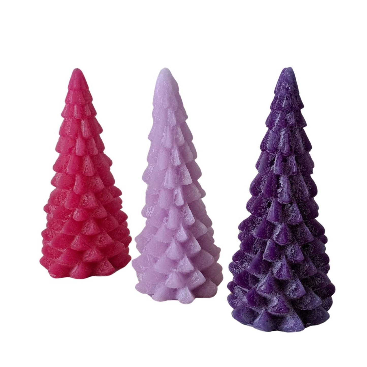 Kaars frosty kerstboom 20cm