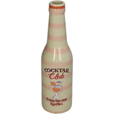 Kersten vaas cocktail fles aardewerk 6.5x6.5x24cm - afbeelding 1