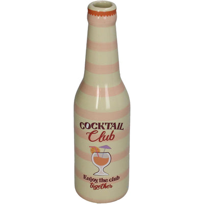 Kersten vaas cocktail fles aardewerk h24cm