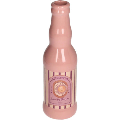 Kersten vaas aperitif keramiek roze h21.8 cm
