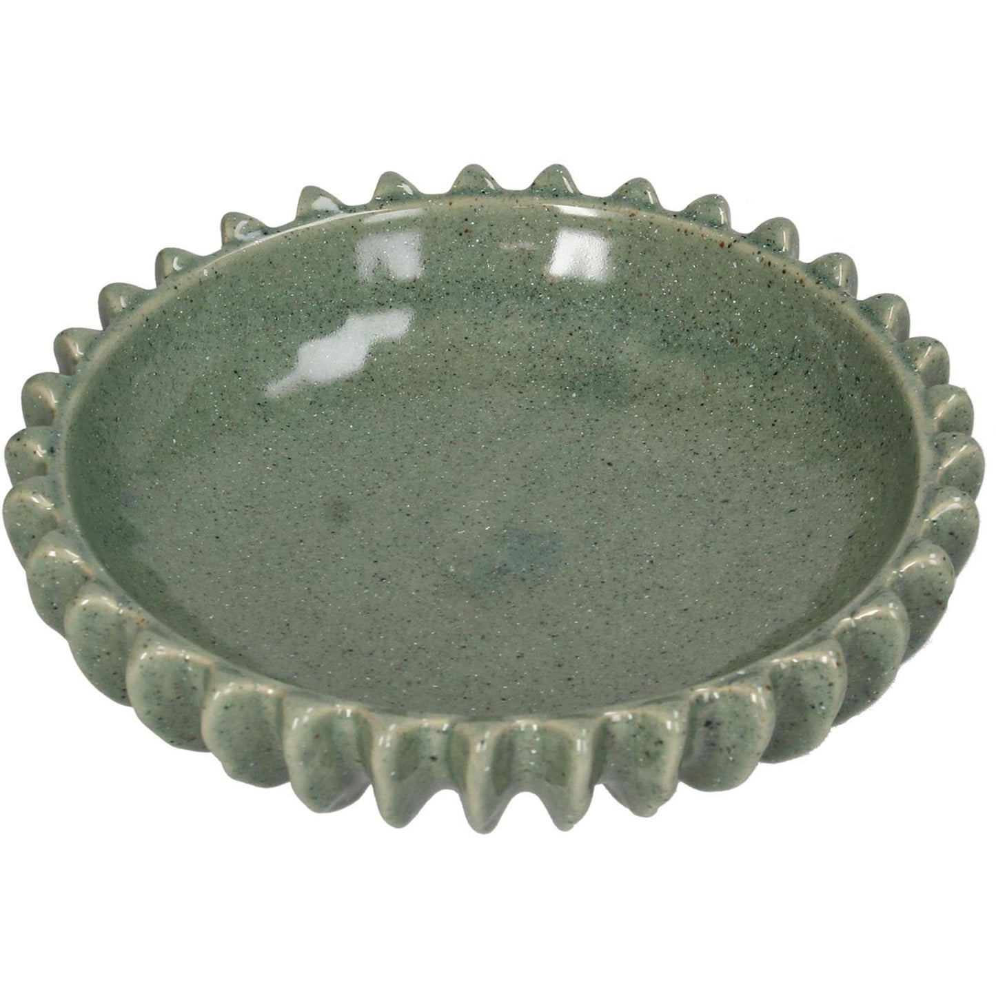 Kersten schaal keramiek green 20x20x5.5cm