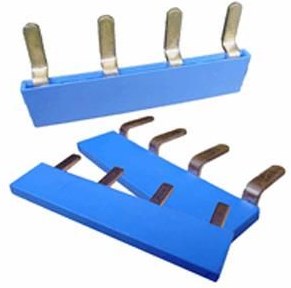 Enzo kamrail 1 fase 3pol. 17,8mm gebogen blauw - 4000110
