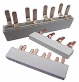 Enzo kamrail 2 fase 6pol. 2x17,8mm 4x9mm gebogen wit - 4000310