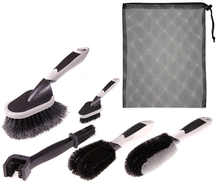 Katana bicycle cleaning set 5 pieces with mesh bag