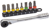 Katana mini ratchet incl. bit set 9-pieces - afbeelding 1