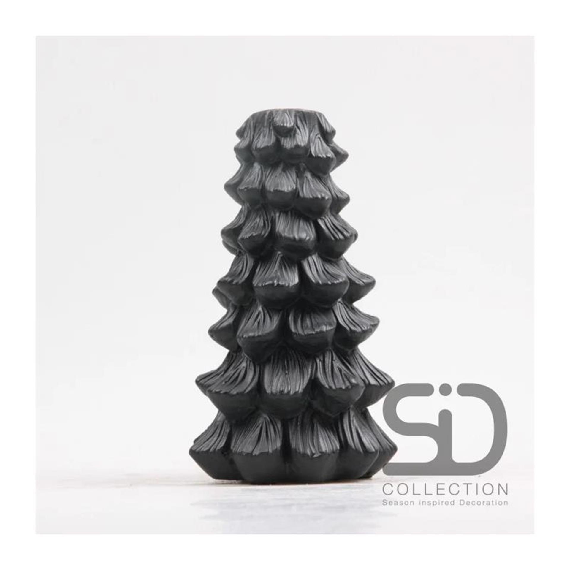 Season inspired decoration kaarsenstandaard 11x11x19 zwart