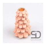 Season inspired decoration kaarsenstandaard 10x10x15 beigerood - afbeelding 1