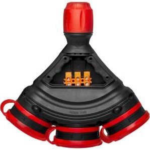 Enzo kel drieweg hangkoppeling rubber prof ip44 - 6871979