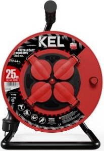 Enzo kel kabelhaspel h05 3x1,5qmm 25m rood ip44 - 1167282