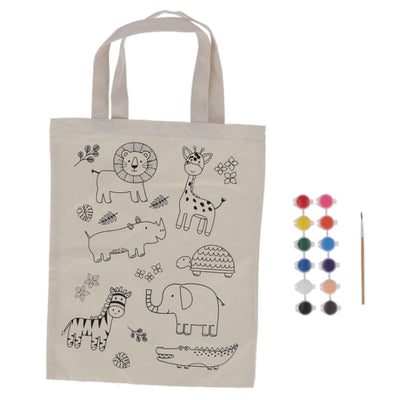 Esschert design inkleurtas jungle 29x36,5cm inclusief verf en penseel