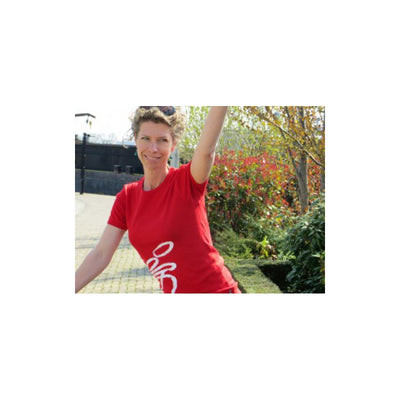 kickbike red t-shirt size m