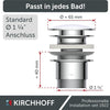 Kirchhoff universele wastafelafvoergarnituur, pop-up 1 1 4 (5 4 ) | chroom - 98807330