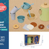 Kitchen toys theeservies met lekkernijen speelset gerecycled