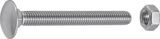 Connex houtbout m8x40 4st a2 - ky4540840 - afbeelding 2