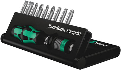Wera kraftform kompakt 10 bitset (zwart groen, 10-delig)