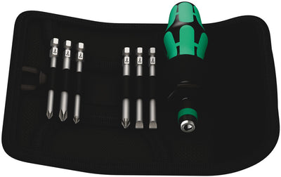 Wera kraftform kompakt 40 bitset (zwart groen, 7-delig)