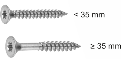 Connex tx-schroef 3.5x25 500st a2 - kk3263525