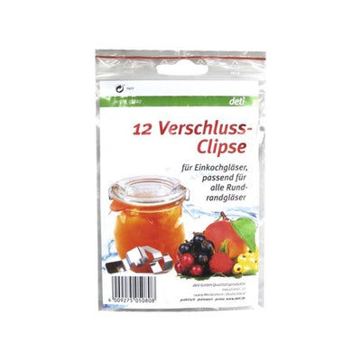 Weck deti klemmen rvs zak a 12 st