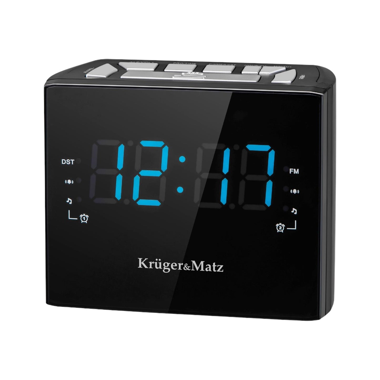 Kruger matz krüger matz fm wekkerradio zwart