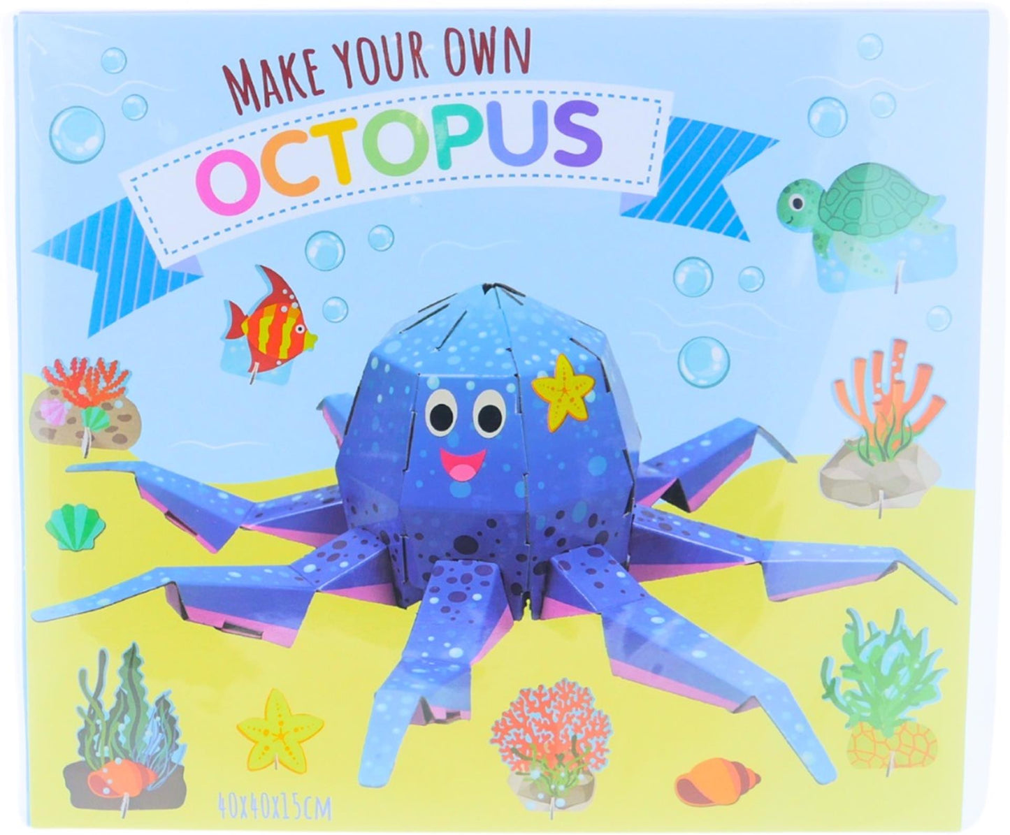 Maak je eigen unicorn, t-rex of octopus 28x28x18cm