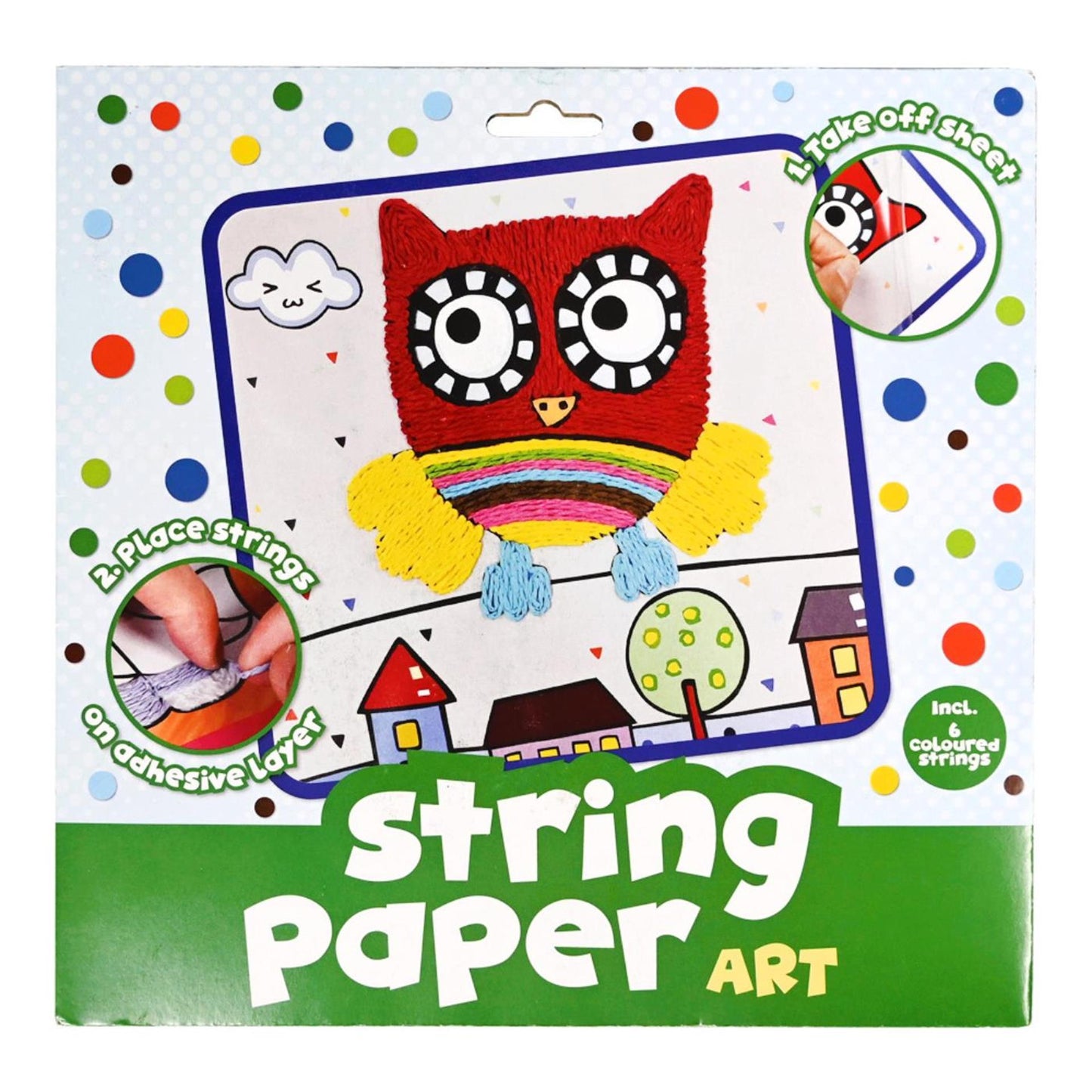 Diy paper string art draadpapierkunst