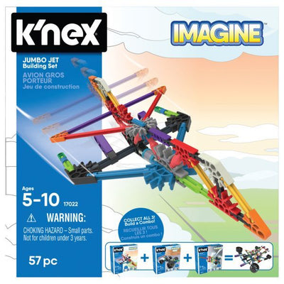 Bot-i k'nex jumbo jet vliegtuig, 57 onderdelen