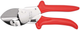Knipex aambeeldschaar | 200 mm lengte | kunststof bekleed | verchroomd - 94 55 200