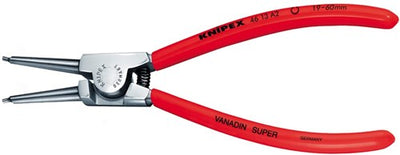 Knipex borgveertang voor buitenringen op assen verchroomd met kunststof bekleed 140 mm - 4613a0
