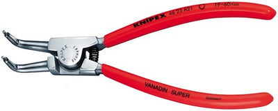 Knipex borgveertang voor buitenringen op assen verchroomd met kunststof bekleed 170 mm - 4623a21