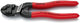 Knipex boutensnijtang | lengte 160 mm kunststof mantel | recht 3 mm zonder uitsparing | zacht 5,3 mm middel 4,4 mm hard 3,2 mm | 1 stuk - 71 01 160 71 01 160