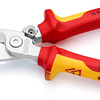 Knipex elektro installatietang geïsoleerd | meercomponenten-omhullingen | vde-gekeurd | geïntegreerde openingsveer - 13 96 200 t bk