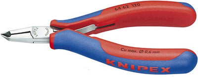 Knipex elektronica-voorsnijtang met meer-componentengrepen 120 mm - 6462120