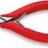 Knipex elektronica-zijsnijtang | 115 mm lengte | doorgestoken scharnier | kunststof bekleed - 77 21 115 n