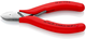 Knipex elektronica-zijsnijtang | 115 mm lengte | doorgestoken scharnier | kunststof bekleed - 77 21 115 n