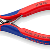 Knipex elektronica-zijsnijtang | 130 mm lengte | doorgestoken scharnier | meer-componentengrepen - 77 32 130