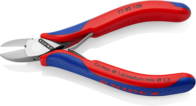 Knipex elektronica-zijsnijtangen esd | 130 mm lengte | doorgestoken scharnier | meer-componentengrepen - 77 82 130