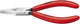 Knipex grijptang voor fijnmechanica zwart geatramenteerd met kunststof bekleed 125 mm - 3711125