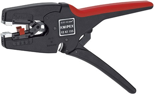 Knipex multistrip 10 automatische afstriptang 1242195 (zwart rood)