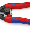 Knipex kracht-vlaksnijtang | 200 mm lengte | voor zacht metaal en kunststof | slanke meer-componentengrepen - 72 62 200