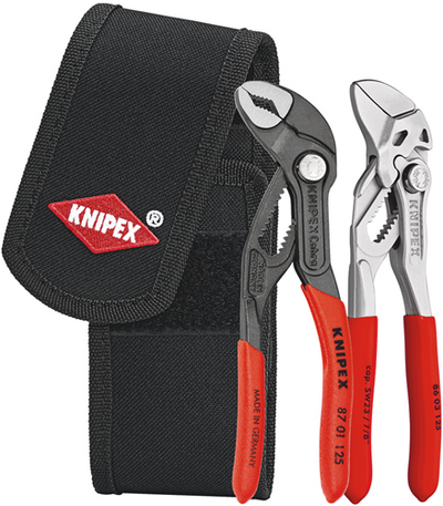 Knipex mini-tangenset in gereedschapsriemtas | 1 x 86 03 125, 1 x 87 01 125 - 00 20 72 v04