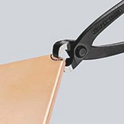 Knipex moniertang | 280 mm lengte | rabitz- en vlechtertang | zwart geatramenteerd - 99 00 220k12ean - afbeelding 2
