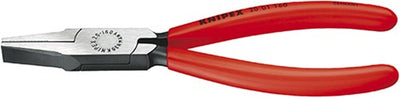 Knipex platbuigtang zwart geatramenteerd met kunststof bekleed 140 mm - 2001140