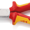 Knipex platspitse tang met zijsnijder (telefoontang) | 200 mm lengte | geïsoleerd | meer-componentengrepen - 26 26 200 sb