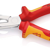 Knipex platspitse tang met zijsnijder (telefoontang) | 200 mm lengte | geïsoleerd | meercomponenten-omhulling - 26 16 200 t bk